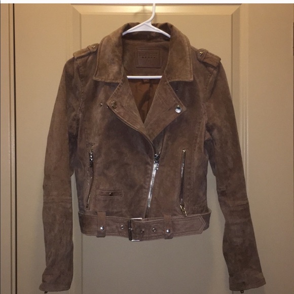 Blank NYC Jackets & Blazers - Blank NYC Morning Suede Moto Jacket Small